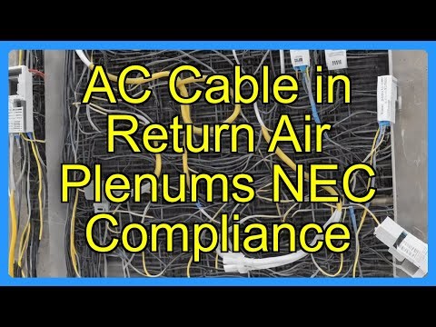 AC Cable in Return Air Plenums NEC Compliance