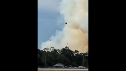 Water dropped on Osceola National Forest fire