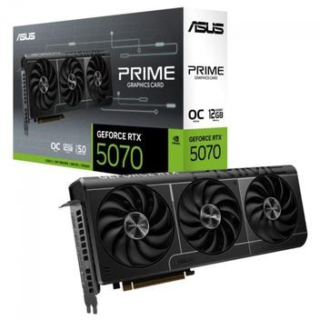 Placa de Vídeo Asus Prime NVIDIA GeForce RTX 5070 OC Edition, 12GB, GDDR7, DLSS, Ray Tracing, 90YV0M10-M0NA00 - Placa de Vídeo - Magazine Caboge