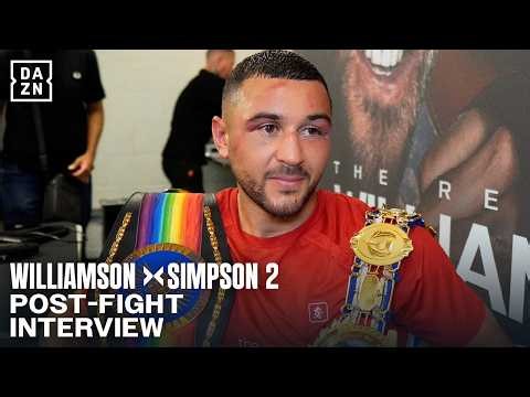 Callum Simpson eyes World Title in 2027 | Troy Williamson vs. Callum Simpson | Post-Fight Interview