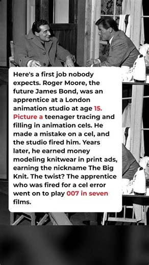 Roger Moore Got Fired From His First Animation Job Before Becoming James Bond