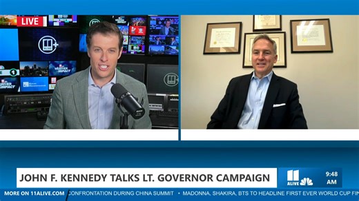 John F Kennedy discusses lieutenant governor campaign and priorities