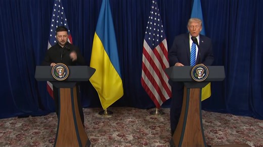 Trump says Ukraine and Russia 'closer than ever' to peace after talks with Ukrainian President Volodymyr Zelenskyy at Mar-a-Lago. | AP