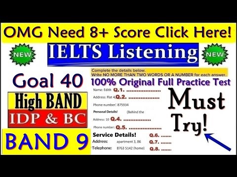 IELTS Listening Practice Test 2026 | New Real IELTS Exam With Answers | 27 Apr 2026