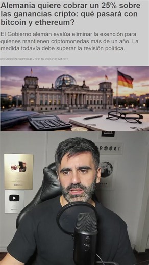 Alemania quiere cobrar 25% de las ganancias de crypto como Bitcoin