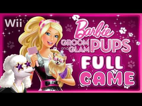 Barbie: Groom and Glam Pups FULL GAME Longplay (Wii)