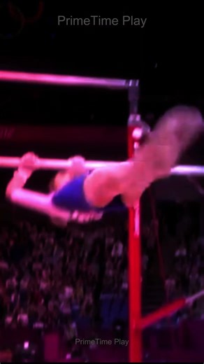 This uneven bars routine is INSANE 🤯 #gymnastics #olympics #gymnast