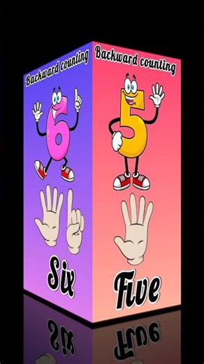 The backward counting number song #learning #kidslearning
