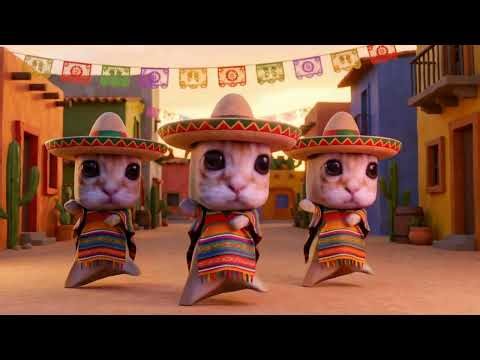 El Gato Cats Dance to El Macho Funk by Bemax