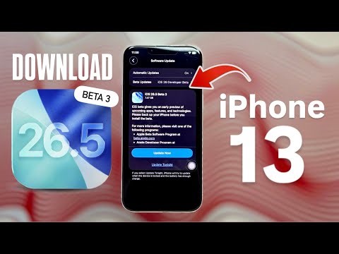 How to Install iOS 26.5 Beta 3 Update in iPhone 13