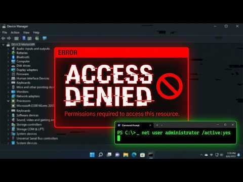 Device Manager Is Blocked by Administrator in Windows 11 Device Manager Wont Open