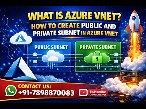 what is azure vnet || how to create public and private subnet in azure vnet || azure cloud tutorial