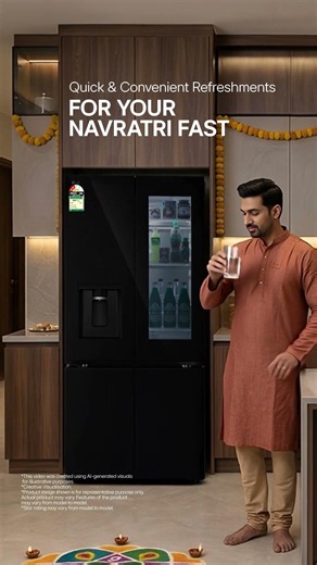 How LG French Door Refrigerator Elevates Your Big Navratri Celebrations | LG India​