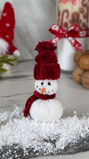 DIY Mini Snowman Decor | Magic Hands Creations