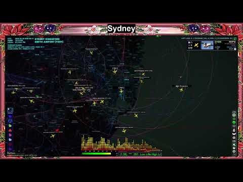 YSSY Sydney Australia • Air Traffic Radar • LiveATC