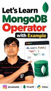 12 MongoDB Query Operators Every Developer Must Know | MongoDB Tutorial #nosql