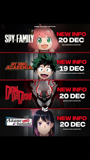 Spy x Family + Dandadan S3 + MHA 10th Anniversary Info Confirmed! 💥 #Anime