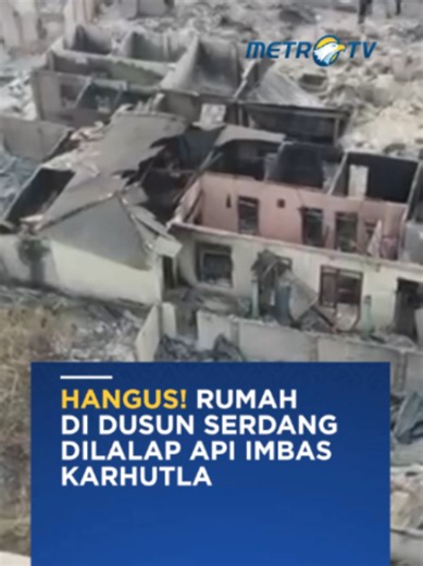 Ratusan rumah di Dusun Serdang Desa Jelutung 2 Bangka Selatan hangus terbakar akibat karhutla. Sejumlah warga berdatangan melihat lansgung ratusan rumah yang tersisa puing-puing yang hangus akibat terbakar api. #MHI #metrotv #tiktokmetrotv #beritametrotv #beritaviral #fyp #viral #kebakaran #karhutla #dusunserdang