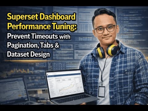 Superset Dashboard Performance Tuning: Prevent Timeouts with Pagination, Tabs & Dataset Design