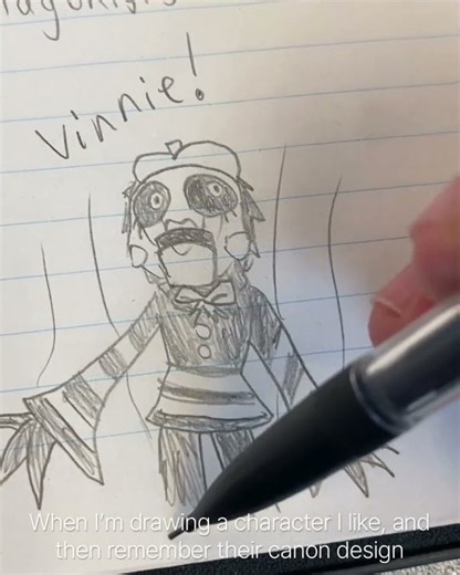 Vinnie :( #fnaf #fnac #fivenightsatfreddys #fivenightsatcandys #drawing