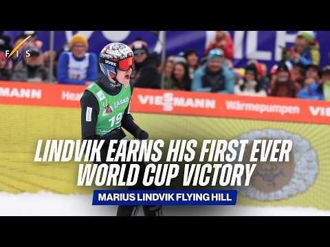 The last day of world cup season Lindvik comes through and earns a world cup win! | FIS Ski Jumping