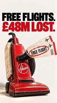 How a Free Flights Offer Cost Hoover £48 Million