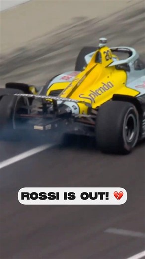 Heartbreak at Indy for Alexander Rossi 💔 #indycar #racing #indy500