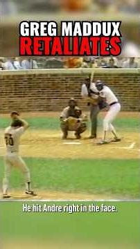 Greg Maddux intentionally hit Benito Santiago in 1987.