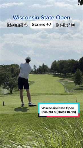 IT ALL COMES DOWN TO THIS! Wisconsin State Open ROUND 4 (Holes 10-18) Top 40 players and ties get an exemption into next year’s Wisconsin State Open! #golf #tournamentgolf #wisconsinstateopen #twintourgolf #golftiktok @Danny Sanicki
