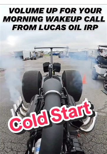 NHRA Top Dragster Cold Start and Warmup Highlights