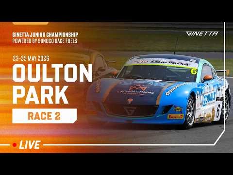 LIVE | Race 2 | Oulton Park | Ginetta Junior Championship powered by Sunoco Race Fuels