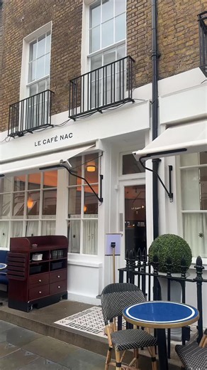 Le Café Nac London dinner spot review — best cookie dessert