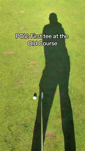 POV: Teeing off the first at the Old Course 🎥 #golf #standrews | golf
