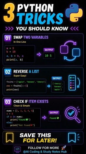 Stop Coding Like This ❌ 3 Python Tricks That Save Time (Must Know)