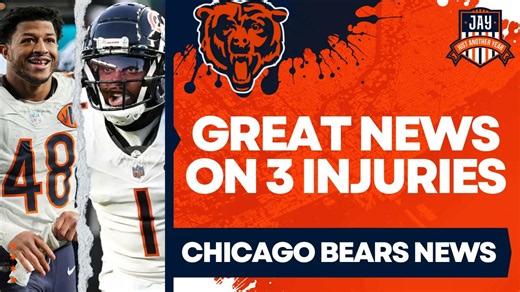Great news: 3 key defensive starters for the Bears look to be back in injury update