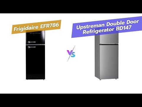 Frigidaire EFR786 Retro Apartment Fridge vs Upstreman 14.7 Cu Ft Double Door 🧊⚖️