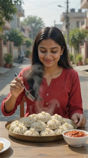 Giant Momos Eating Challenge 🥟🔥 | Satisfying ASMR Mukbang #mukbang #asmr