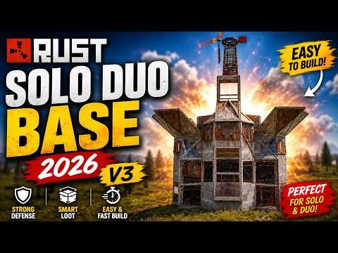 NEW SOLO DUO BASE 2026 V3 🔥 Easy & Strong Rust Base