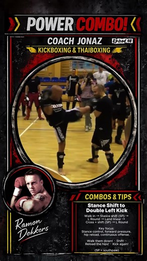 Ramon Dekkers Style | Driving Pressure – Hook Chain to Low Kick episod #8