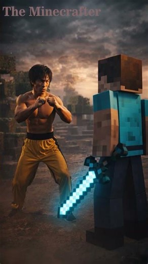 Minecraft vs Bruce Lee — Who Wins This Fight