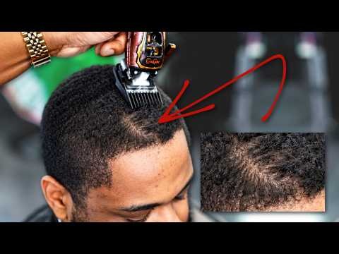 “COWLICK? DO THIS! 🔥 How To Cut The Front PERFECTLY *FULL LENGTH*  HAIRCUT TUTORIAL: Low Taper