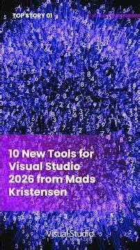 This Week On .NET Insights: VS 2026 Tools, Agent Framework 1.0 & VS Code Keeps Shipping Fast