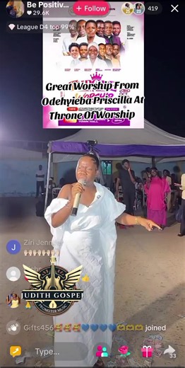 Great Worship from Odehyieba Priscilla at Throne of Worship