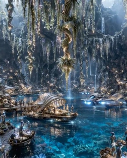 Unbelievable Alien Cave City – Advanced Trade System Revealed #scifi #aivideo #avatarworld