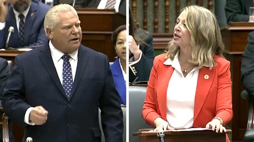 Doug Ford and Marit Stiles debate affordability and controversial jet purchase
