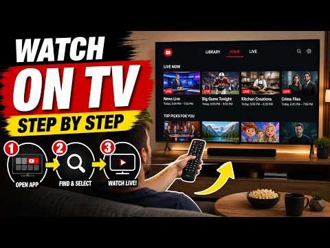How can I watch YouTube TV on my TV - Step by Step