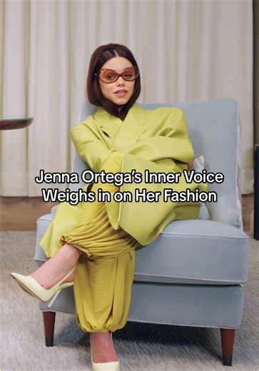 Jenna Ortega inner voice on fashion interview