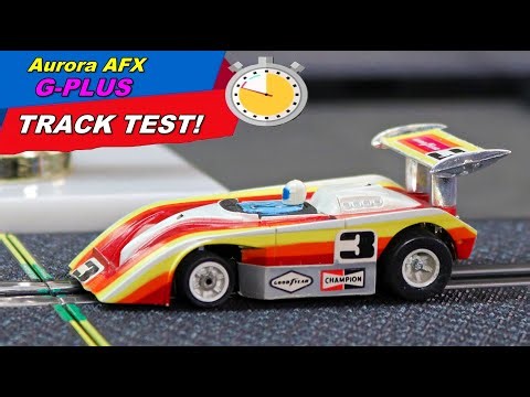 Aurora AFX G Plus SHADOW slot car TRACK TEST