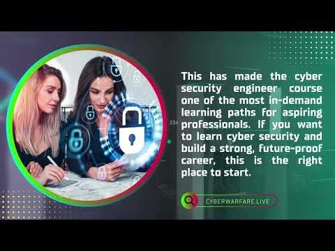 Cyber Security Engineer Course: Learn Cyber Security and Build a High-Demand Career