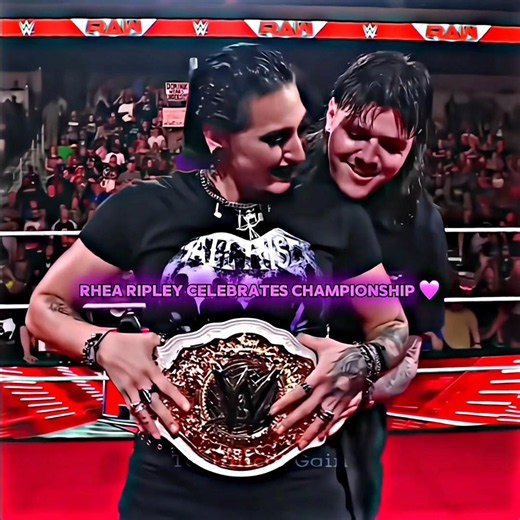 Azuka Championship🥵 VS Rhea Ripley Championship 💜 Celebration Edits! #shorts